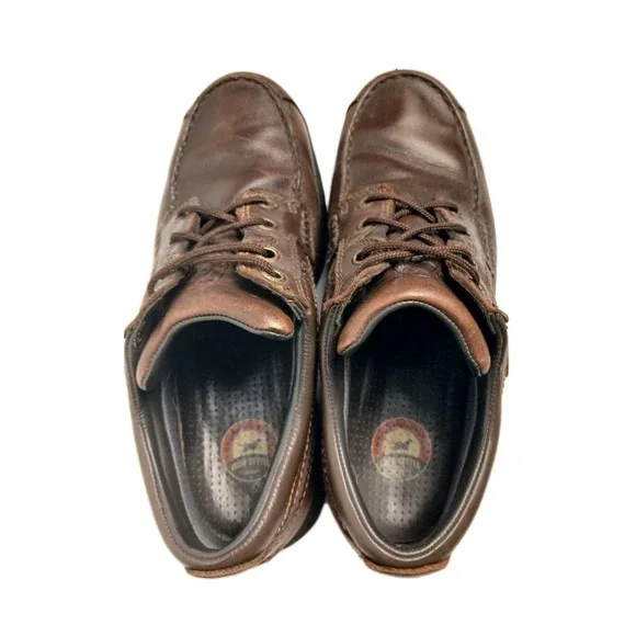 Red Wing Irish Setter Hunt Mens Brown Leather Waterproof Casual Shoes 9 D #1558 - Picture 6 of 12